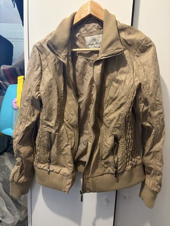 Andrea Lee Jacke in Beige, Grösse XL - Herbst Sale!