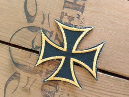 Eisernes Kreuz Aufnäher neu und ungebraucht. 7 x 7 cm