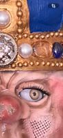 Fasnachtsmaske Grind Larve  Künstlermaske