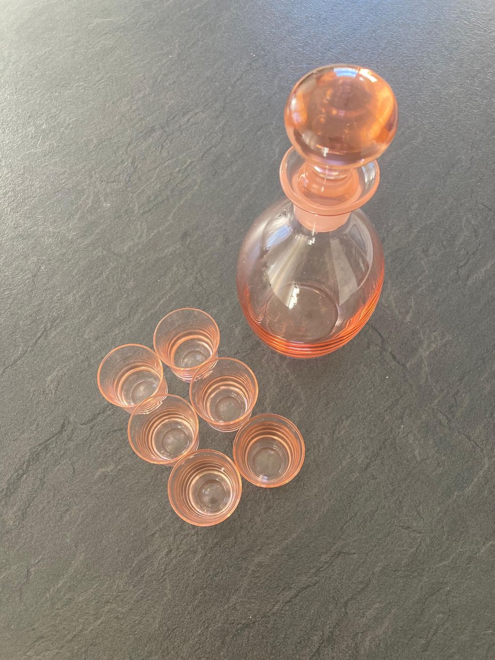 Karaffen: Likörservice aus Glas – Gebraucht aus Etoy von Baschtiii 1