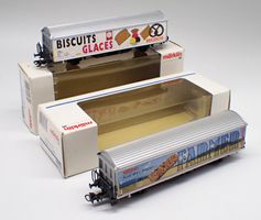 Märklin HO - 2x Güterwagen Migros SBB-CFF
