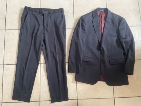 Dunkelgrauer Mc Earl slim fit Anzug Gr.44👦🏻