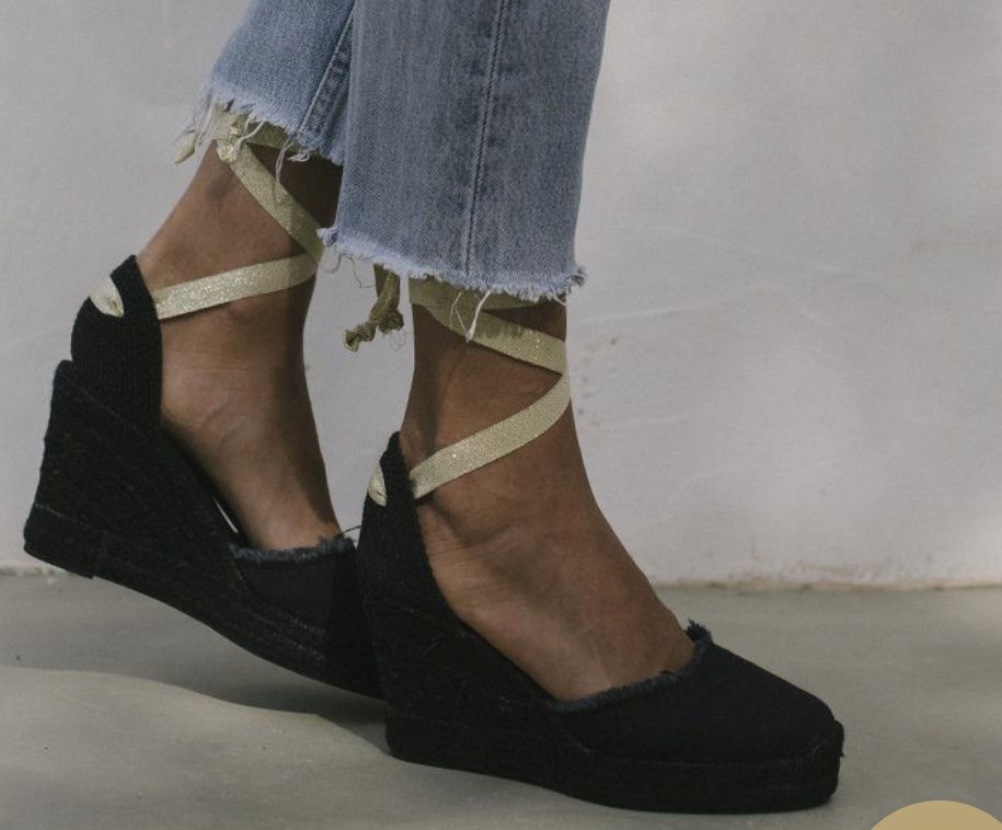 Alohas Damenschuhe: Espadrilles Aloha- Wedge, black canvas size 40 – Gebraucht aus Zürich von kas_g26m