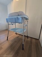 Wickeltisch mit Badewanne CHICCO blau guter Zustand