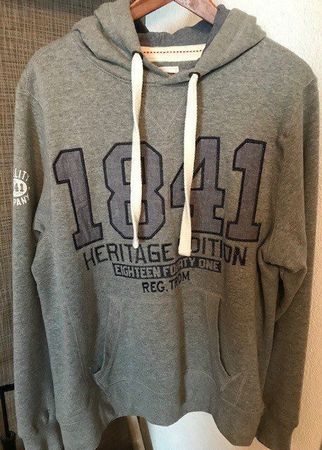 Herren Hoodie Gösse  L grau