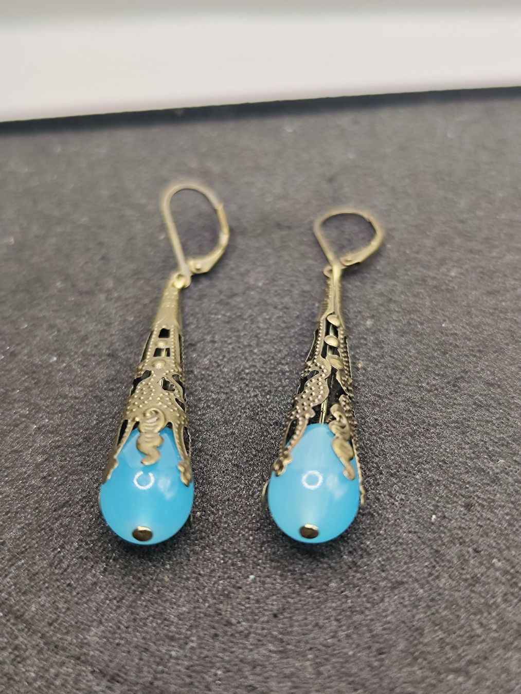 Orecchini pendenti & Orecchini a lobo: Wunderschöne Art Deko Ohrhänger mit schmucksteine Top – Usato da Steffisburg venduto da mat_8s7d 4