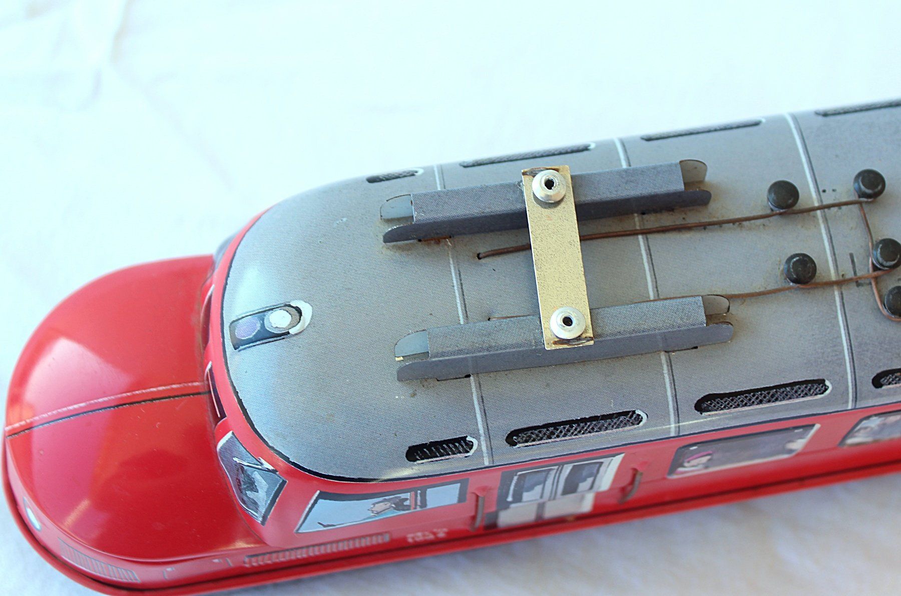 Modellini di ferrovie: Läckerli Huus Blechdose Eisenbahnzug Roter Pfeil – Usato da Zürich venduto da Auctionata 2