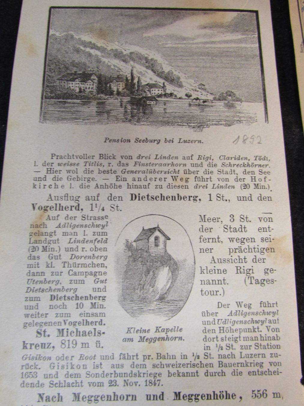 Incisioni: Lot Luzern,19.Jh. – Usato da Walchwil venduto da Shells1 4