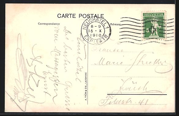 Cartoline postali: Neuchatel, Hotel Terminus und Hotel des  – Usato da Berlin venduto da bartko-reher 1