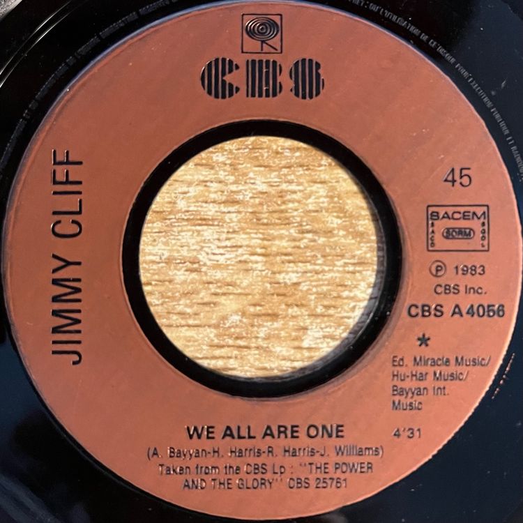 Jimmy cliff we all are one kaufen auf ricardo