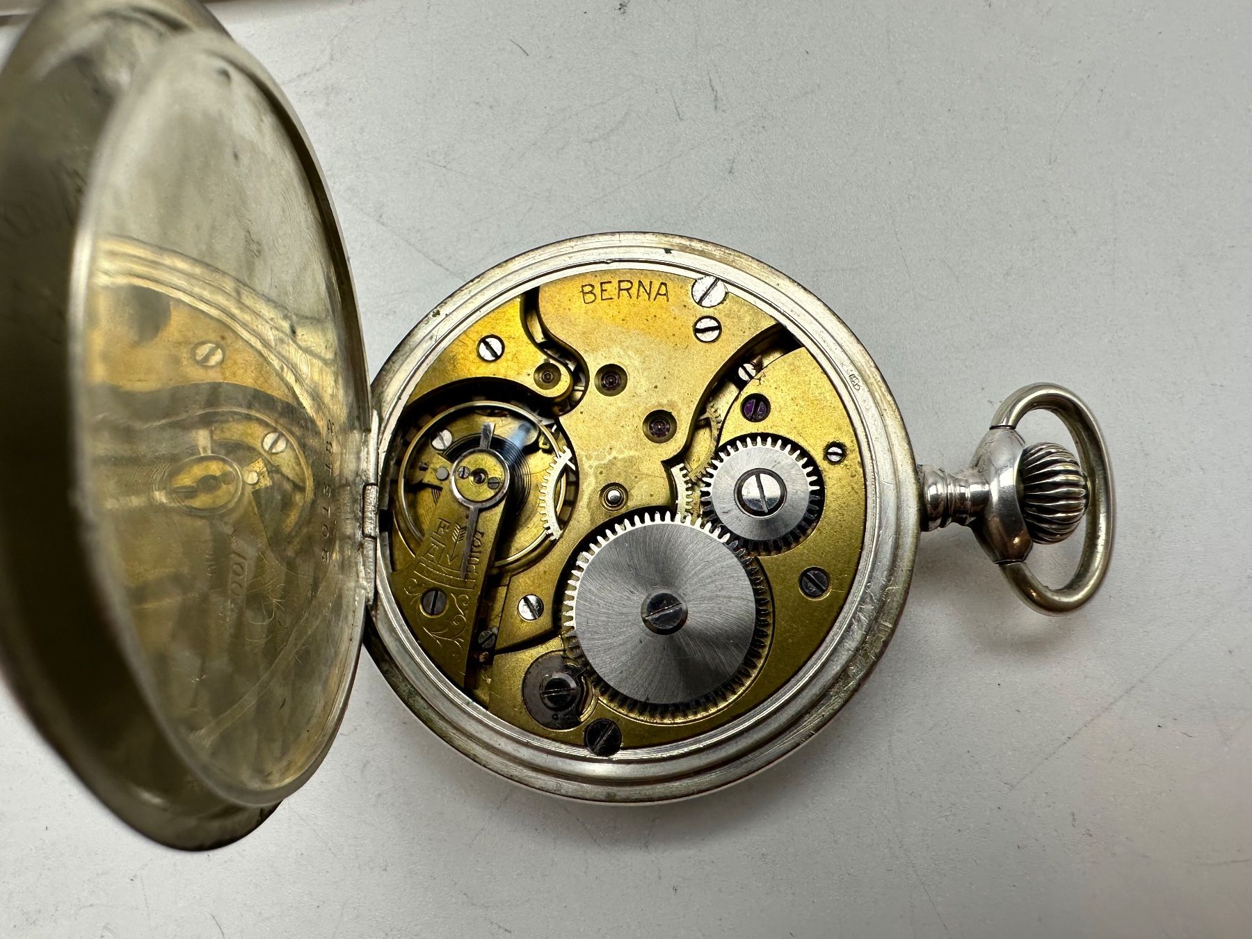 Uhren: Berna  Silber Taschenuhr ref. 2013182 – Gebraucht aus Brüttisellen von AlphaOmega05 4