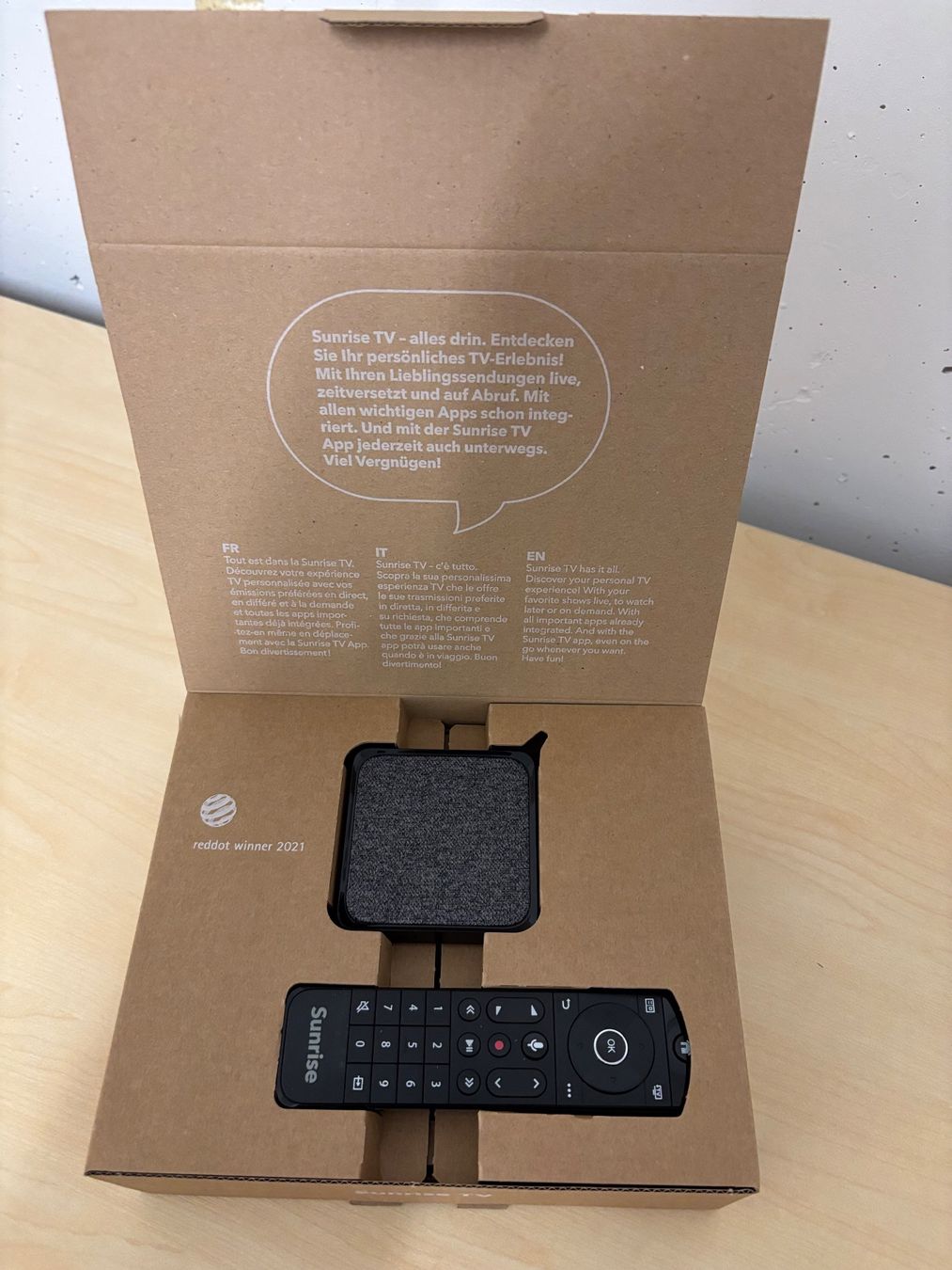 Sunrise Sistemi audio & multimediali: Sunrise TV Box IP – Nuovo e nell'imballaggio originale da Hinwil venduto da ComputerSammler 2