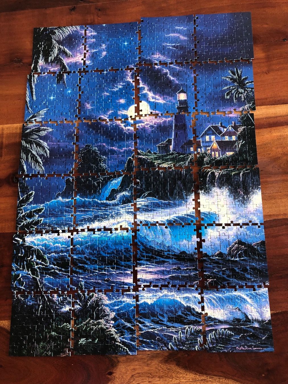 Ravensburger Puzzle: Adventskalender Puzzle, Romantischer Leuchttum – Usato da Gelterkinden venduto da Familienferien 1