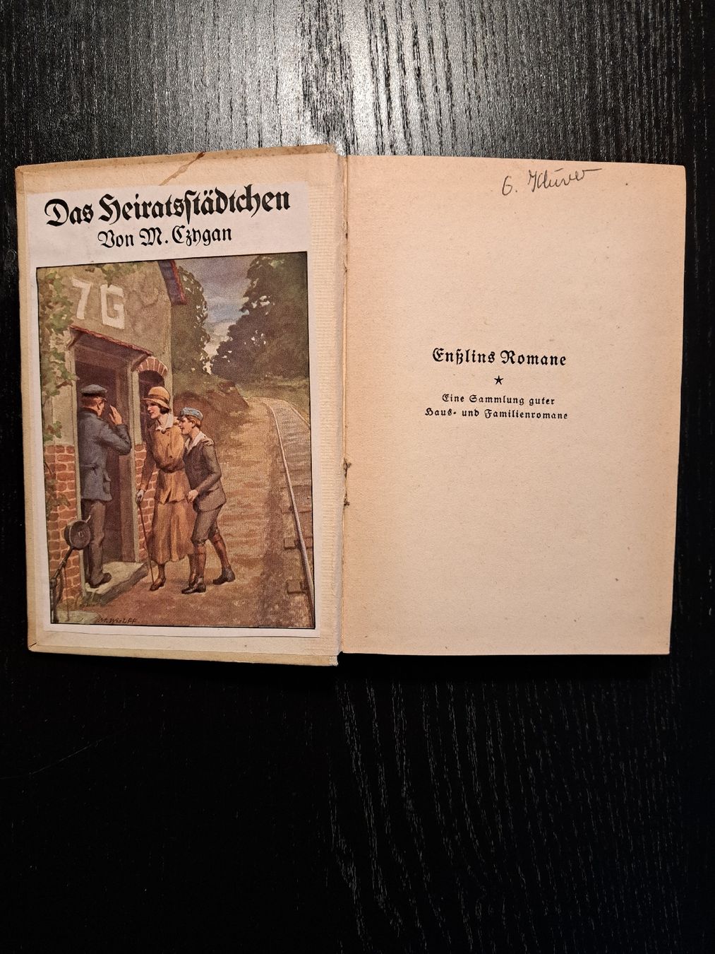 Bücher: Das Heiratsstädtchen•M.Czygan•Ensslins Romane – Gebraucht aus Ottenbach von Rasenmaeeher 1