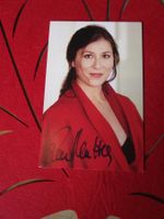TATORT ERMITTLERIN EVA MATTES AUTOGRAMMKARTE ANTIK
