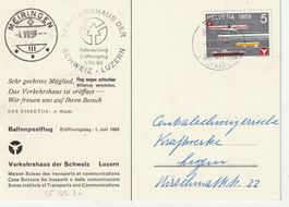 SF 59.3a, BALLONAUFSTIEG ERÖFFNUNG VERKEHRSHAUS LUZERN,Fr 10