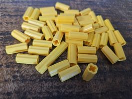 lego 6538c lot de 50 pièces Yellow Technic, Axle Connector