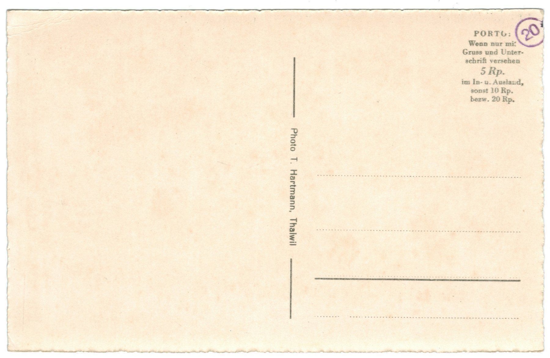 Cartoline postali: AK Wald ZH – Usato da Zürich venduto da Tolima194 1