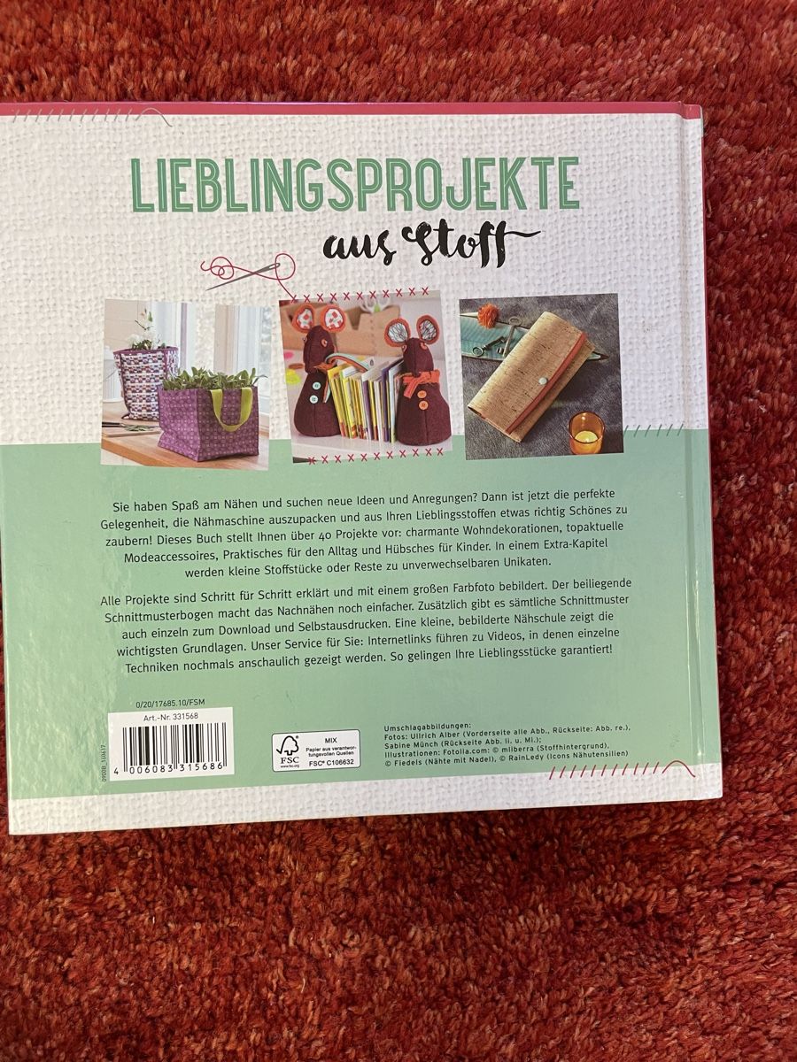 Bücher: Näh-Ideen Lieblingsprojekte Buch – Neu (gemäss Beschreibung) aus Dittingen von nje_9nlt 1
