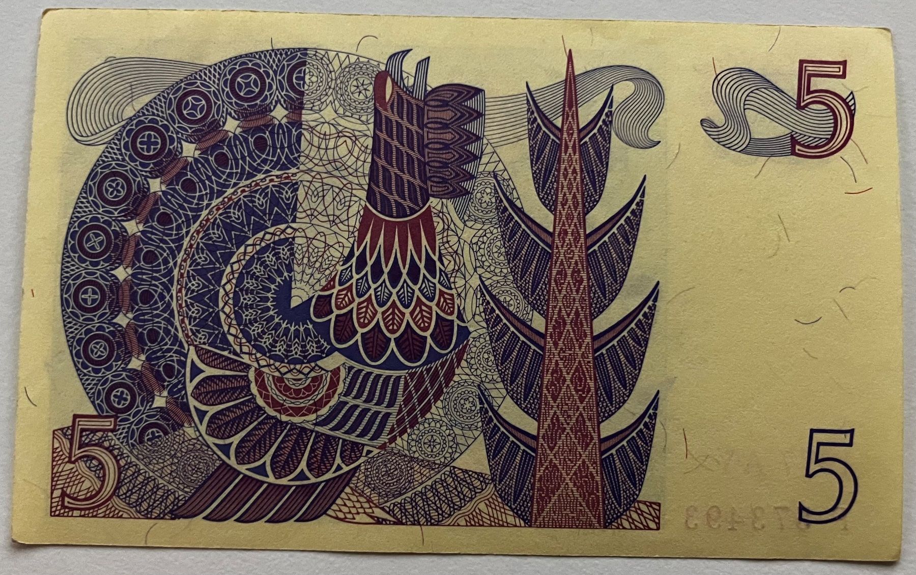 Banconote: Schweden 5 Kronor 1977 – Usato da Algetshausen venduto da Carrhard 1
