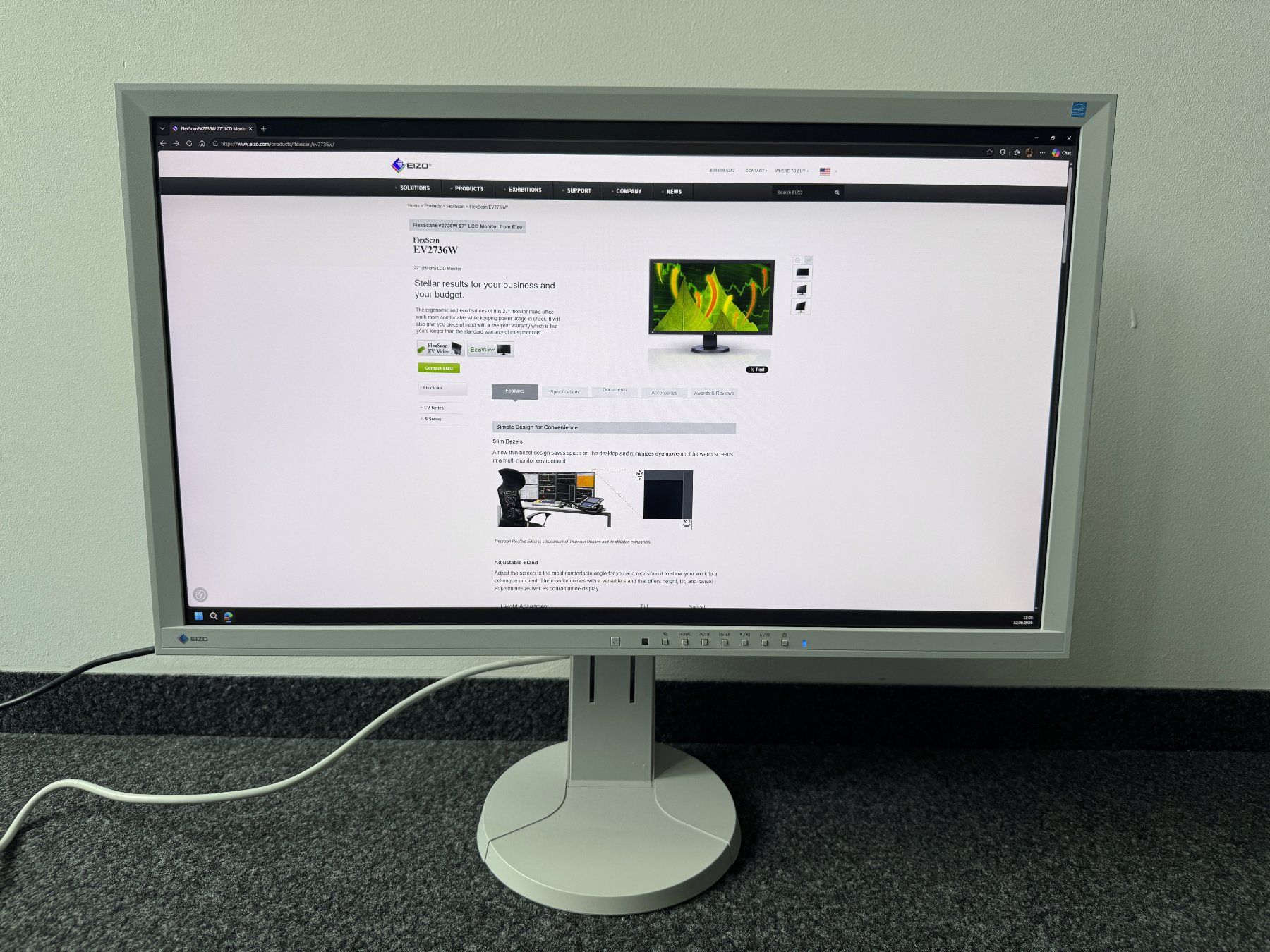 Eizo Monitore: Eizo FlexScan EV2736W – Gebraucht aus Bremgarten AG von joker_eat_world