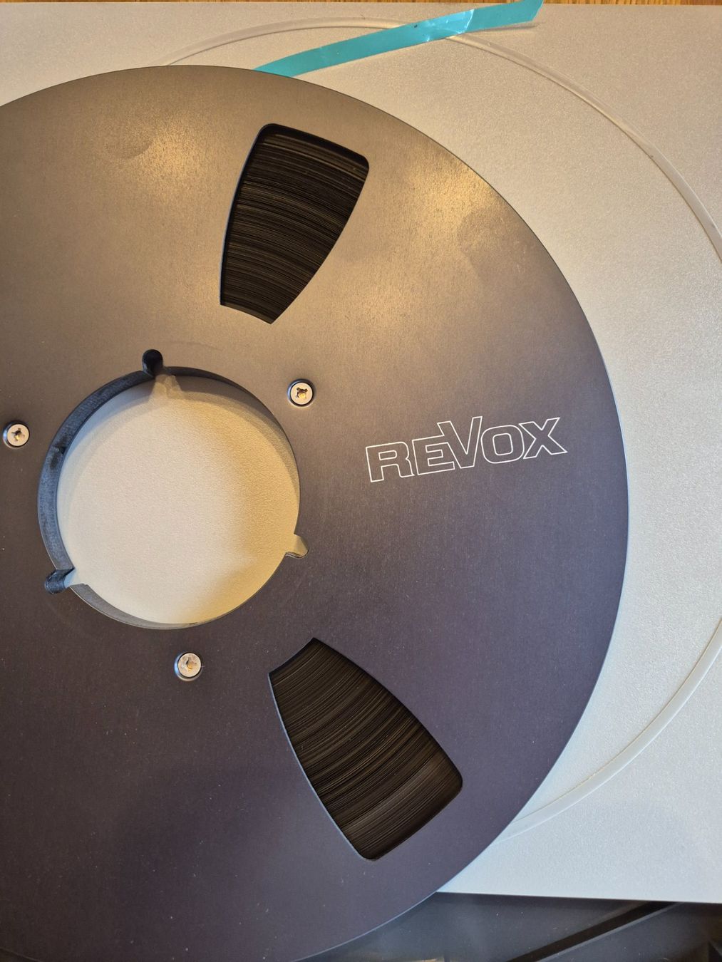 Revox Apparecchi a nastro: Revox Tonbandspule, Metal Schwarz – Usato da Winkel venduto da Heuresis 3