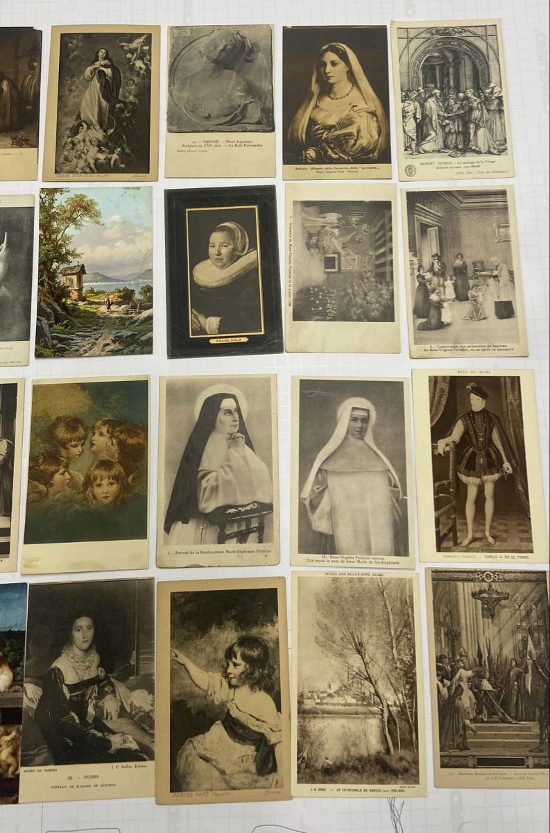 Cartes postales: 280 Cartes postales anciennes Tableaux Alte Ansichtskarten – D'occasion à Basel par ste_rth9 4