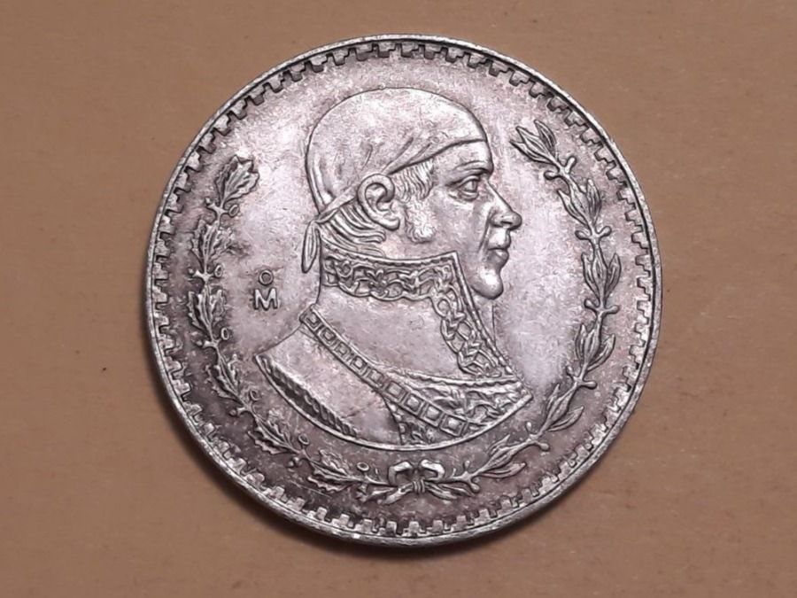 Alle Münzen: Mexiko 1 Peso 1963 Billon Silber – Gebraucht aus Buchs SG von