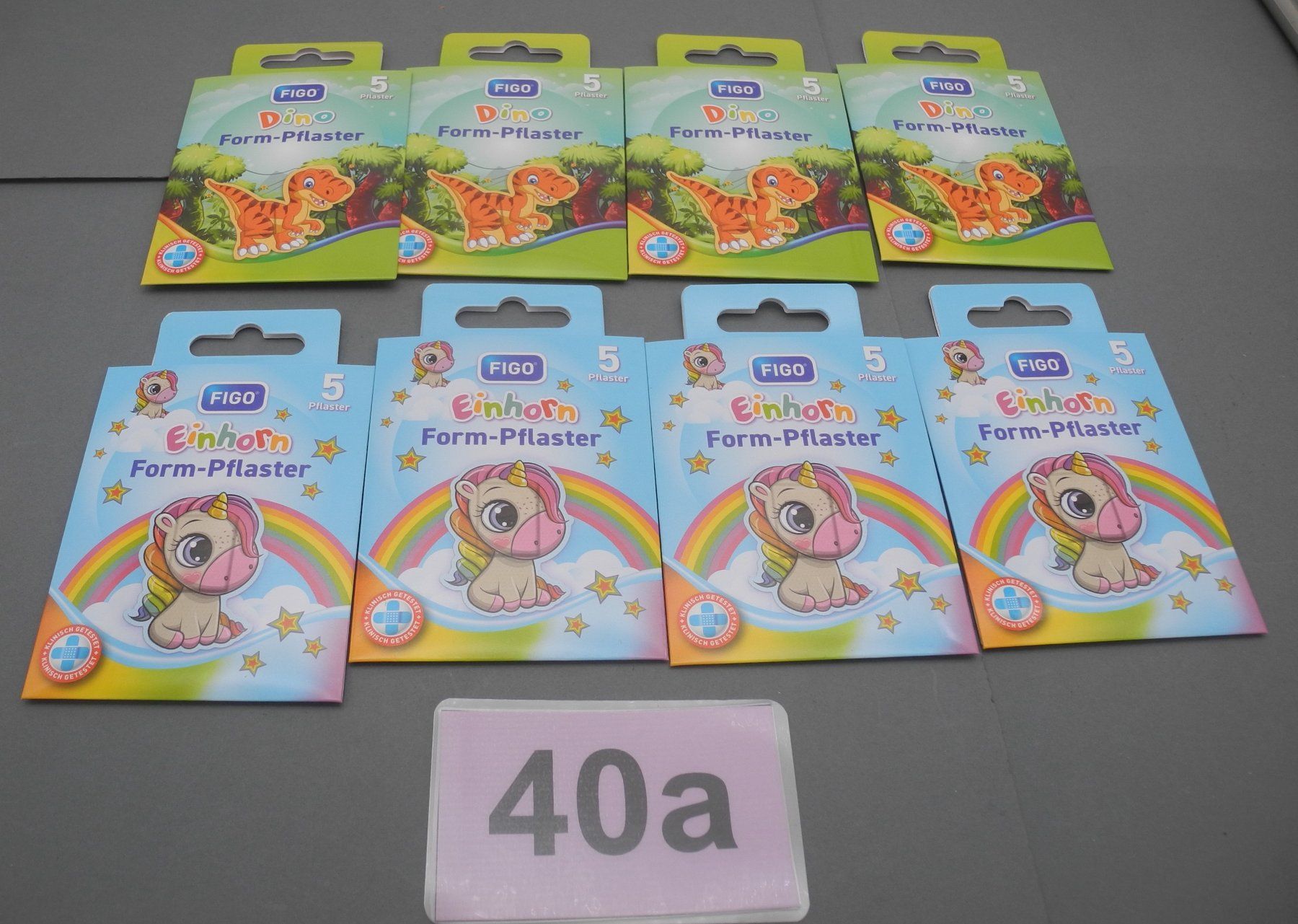 Kit di pronto soccorso: 10 Pack Kinderpflaster Dino u. Einhorn, Nr. 40a – Nuovo e nell'imballaggio originale da Kottwil venduto da Crazyrolf