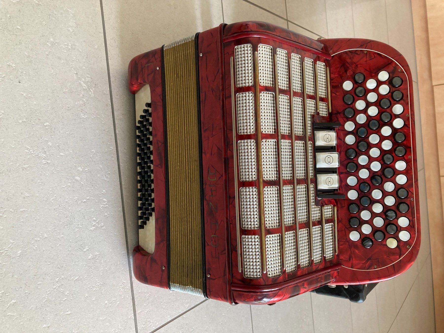 Hohner Strumenti musicali: Hohner Piccolo; chromatisches Akkordeon – Usato da Reiden venduto da Htoni 1