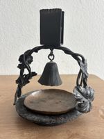 Antike Tischglocke 1920–1950 Schmiedeeisen Vintage