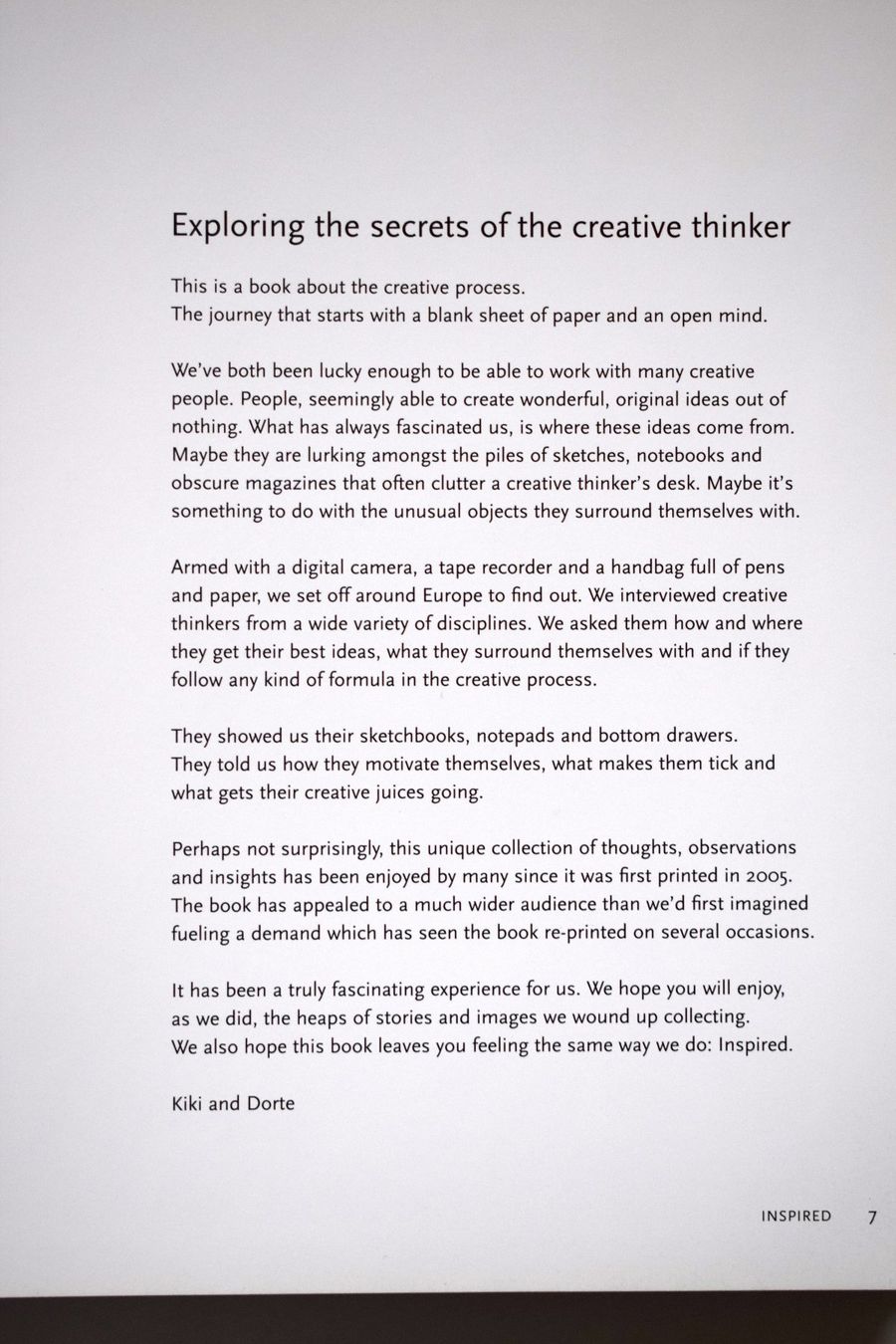 Libri: Inspired How creative people think work inspiration Design – Usato da Dulliken venduto da ichwettichhett 4