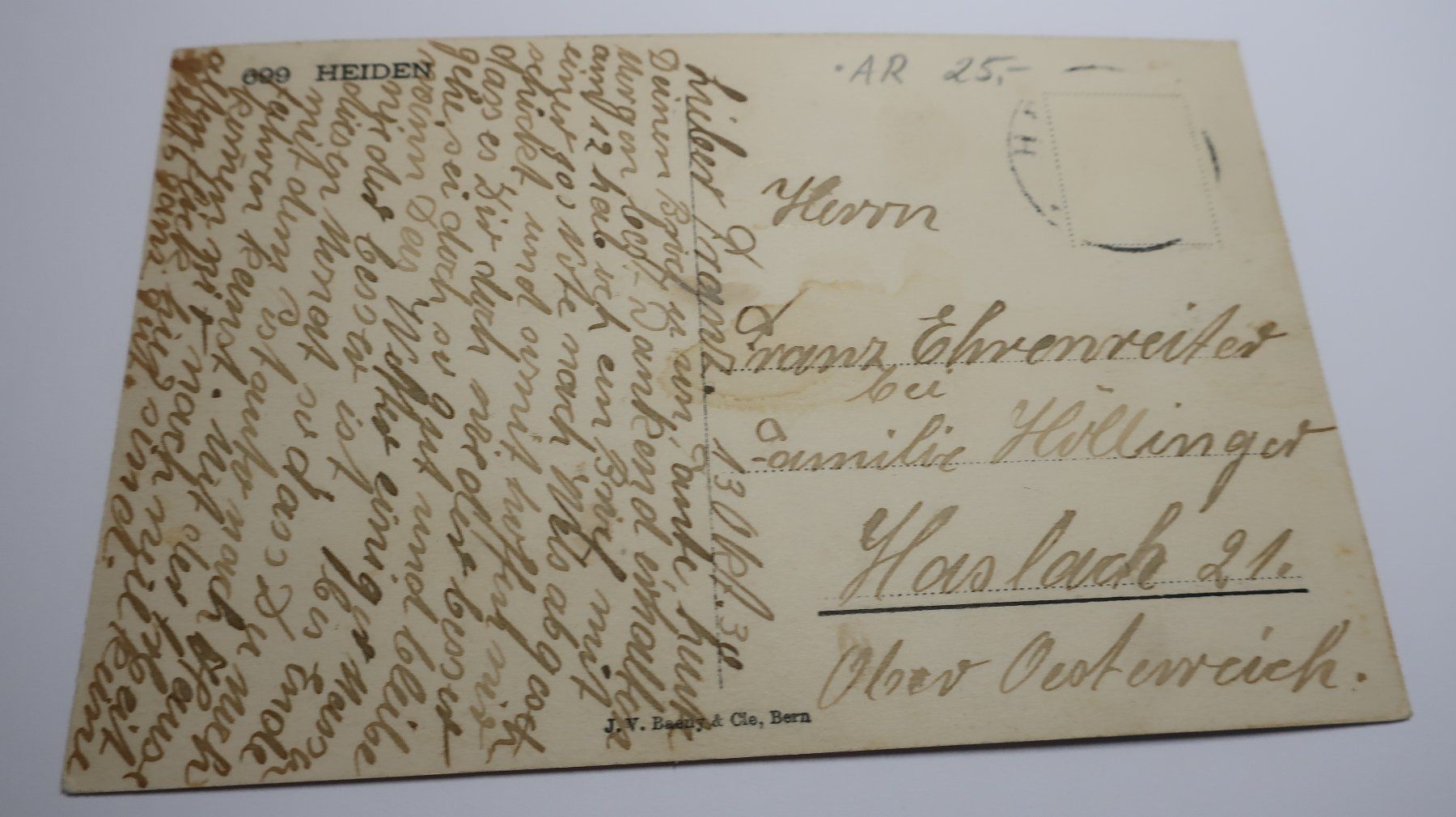 Cartoline postali: Heiden N° 699 – Usato da Cormoret venduto da Pascalll2001 4