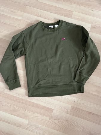 Levi's Pullover olivgrün Rundhals Grösse S