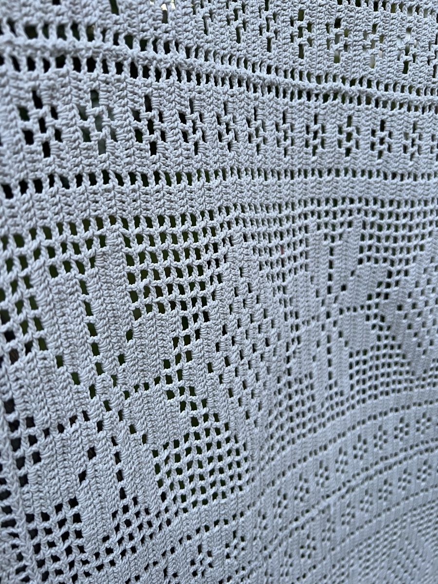 Decken: Bettüberwurf 180x180 Häckeldecke – Gebraucht aus Sirnach von dasrosahaus 6