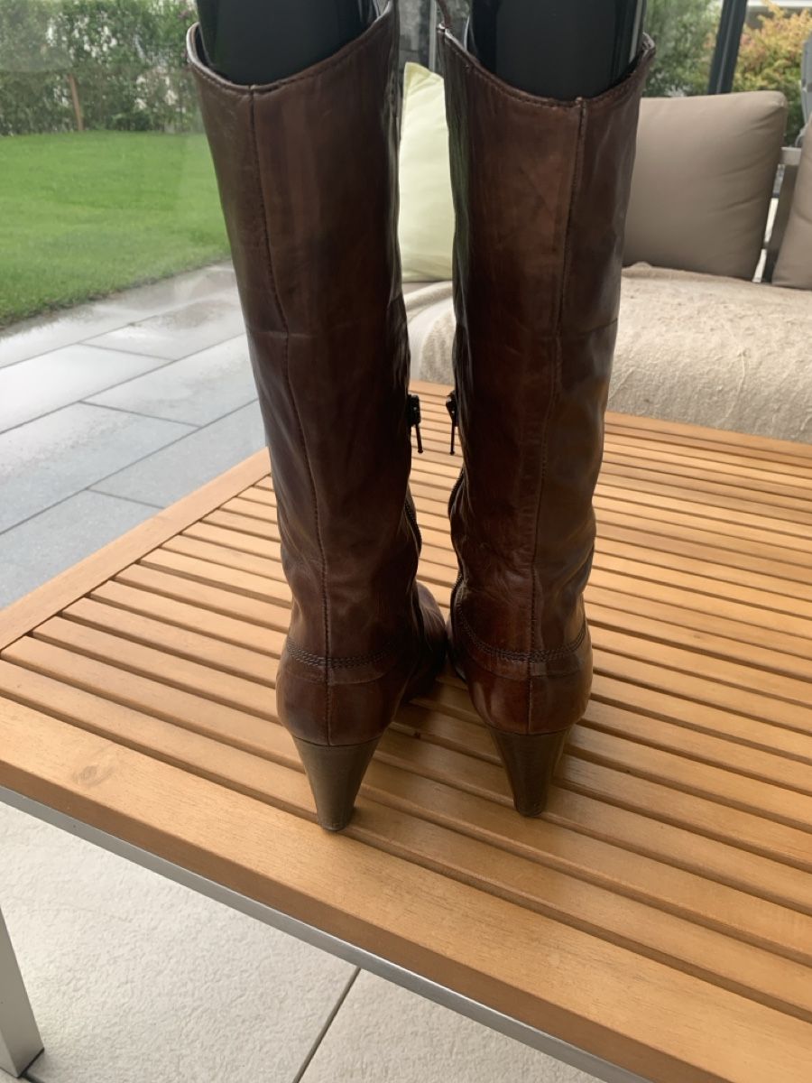 Walder Damenschuhe: Damen-Stiefel, Walder, braun, Gr. 38 – Gebraucht aus Steinach von 86_patricia 2