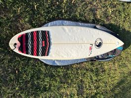 Surfboard Town & Country 5'10'' Future Fins and Case