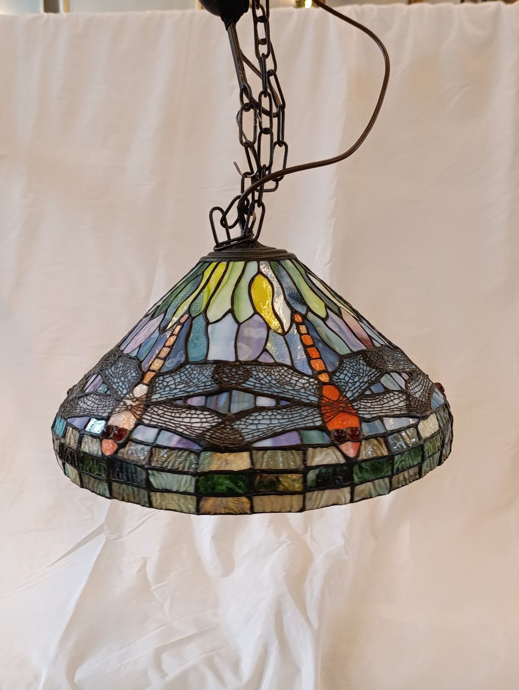 Lampadari & plafoniere: Vintage Tiffany Style Lampe mit Libellenmuster – Usato da Herisau venduto da Tosam_WinWin 6