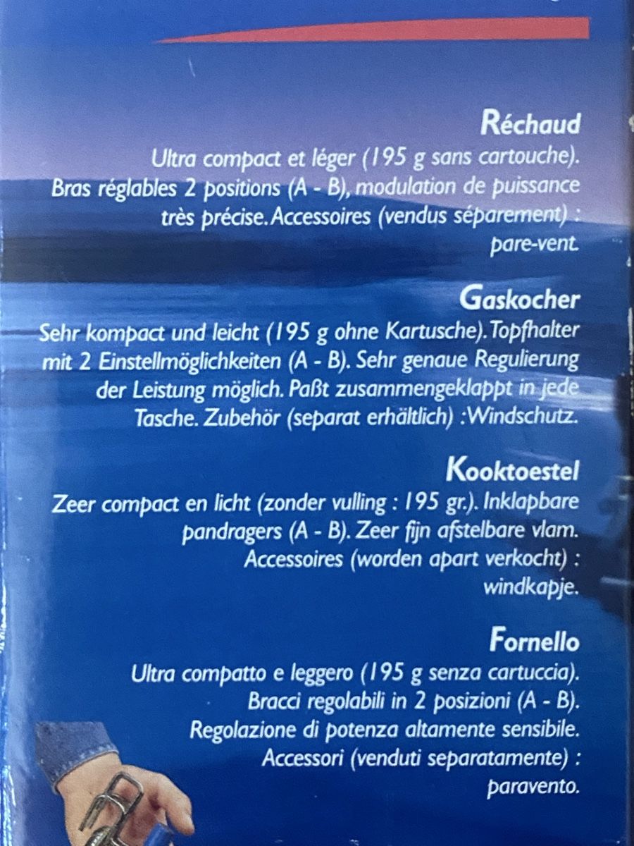 Campingaz Cucine: Outdoor Gaskocher  – Nuovo e nell'imballaggio originale da Münchenbuchsee venduto da tttobster 3