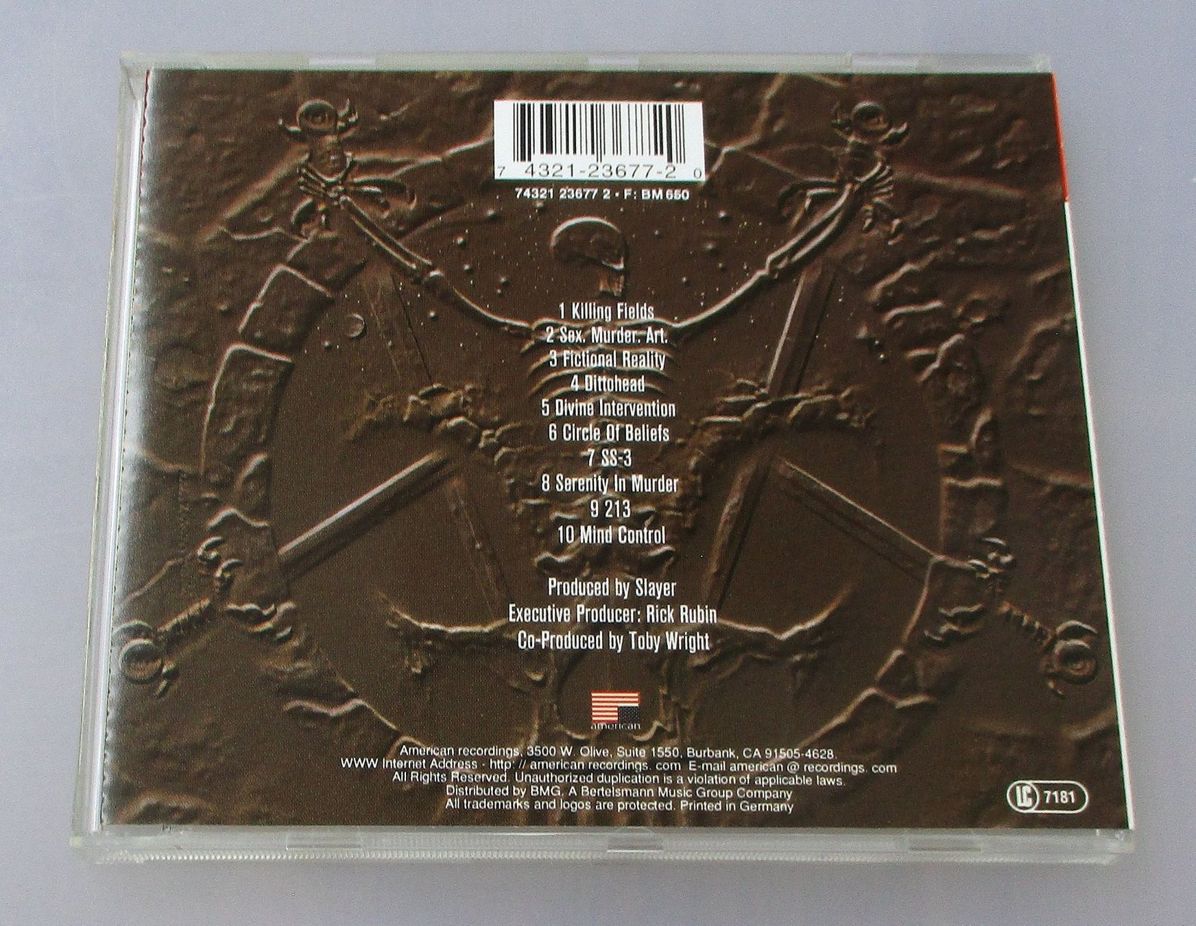 CDs: SLAYER - Divine Intervention – D'occasion à Wattwil par Muriel11 1