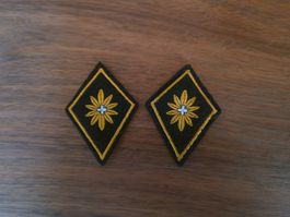 Armée Suisse - Insignes de col EMG