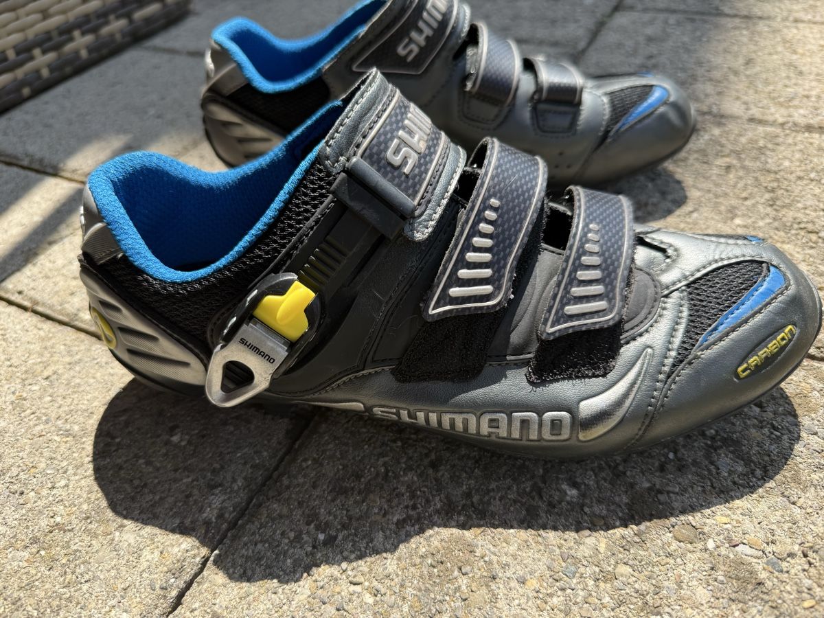 Shimano Chaussures hommes: Shimano Carbon Veloschuhe SPD – D'occasion à Altendorf par 1FrankenJohnny 1