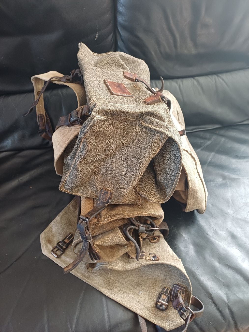 Schweizer Armee Zaini: Blachenrucksack Schweizer Armee ca 1920 – Usato da Ebersecken venduto da Napf08 5