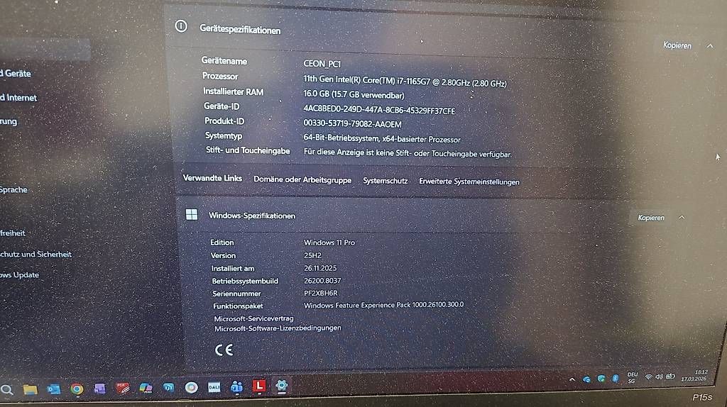 Lenovo Notebook: Thinkpad P15s – Usato da Altstätten SG venduto da Ceko99 2