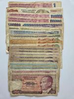 Banknoten aus der Türkei
