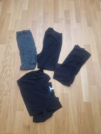 3x Schwangerschaftsleggins Gr L & 1x Shirt langarm Gr M