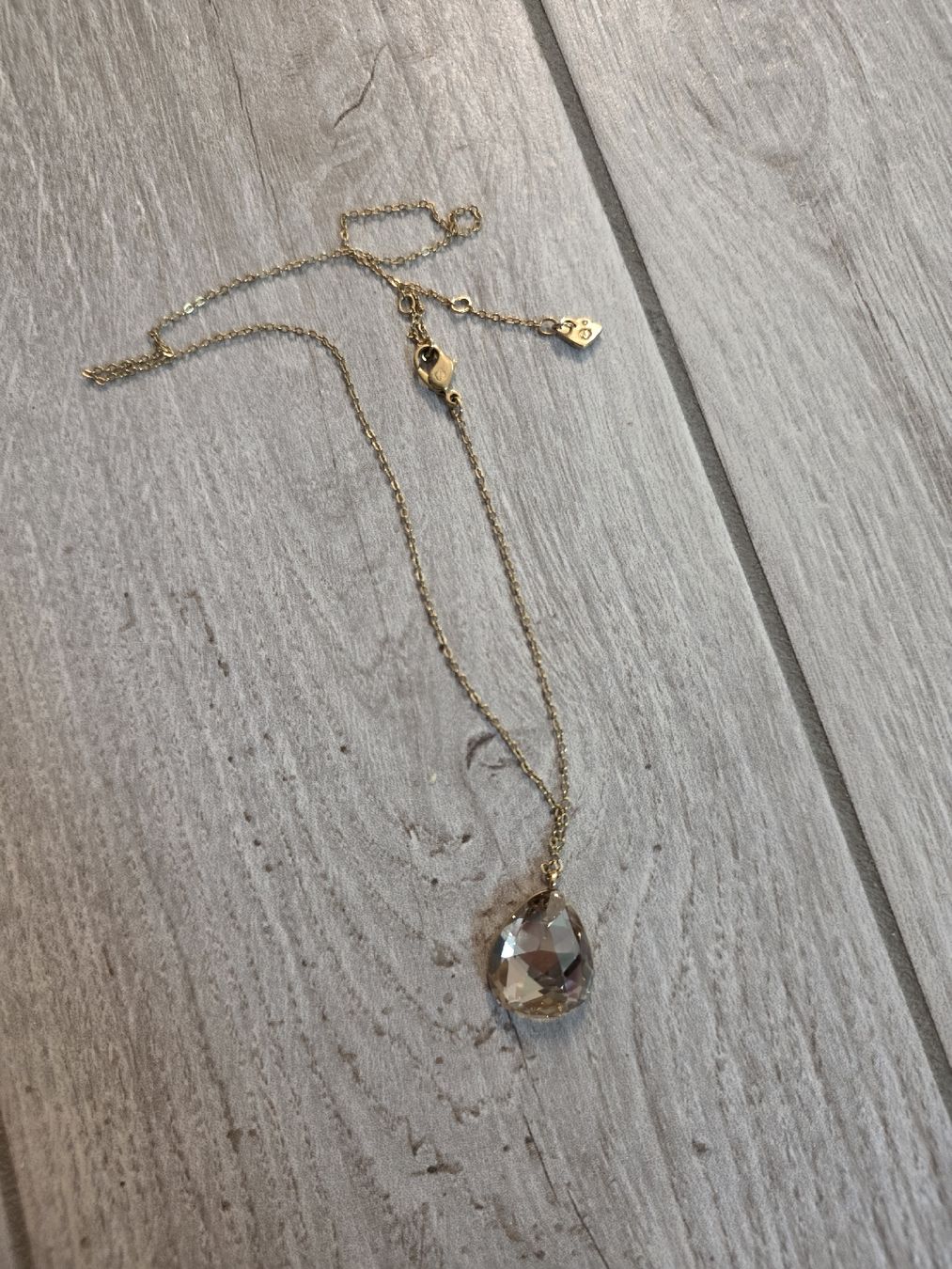 Catenine: Kette mit Anhänger Swarovski – Usato da Dorf venduto da Echo_Elements