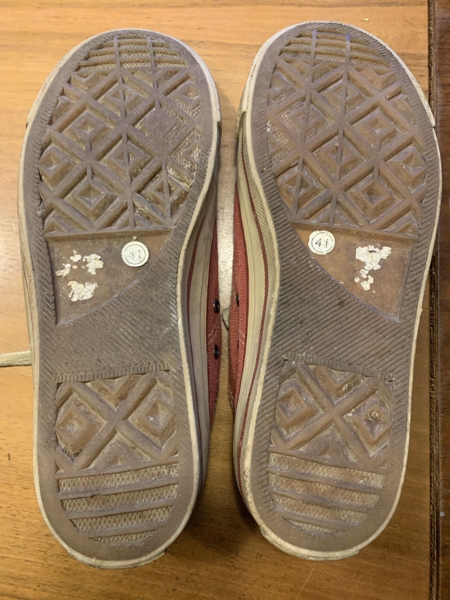 Scarpe da uomo: Hemp-Sneakers GrandStep, Gr. 41, bordeaux-rot – Usato da Dussnang venduto da pml253 2