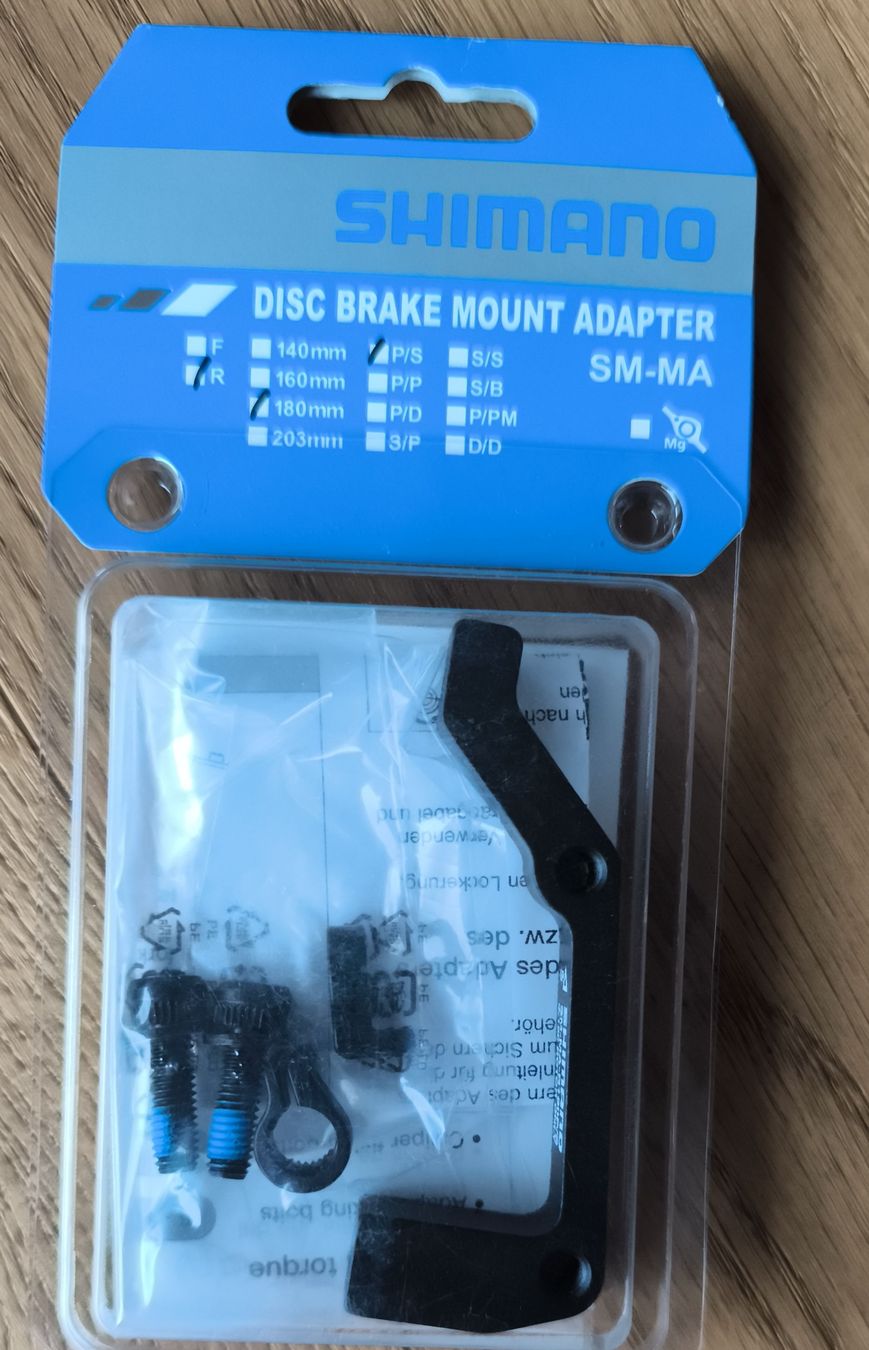 Shimano Ersatzteile: Shimano Disc Brake Mount Adapter SM-MA - Neu & Original – Neu und originalverpackt aus Zürich von bre_7hlh