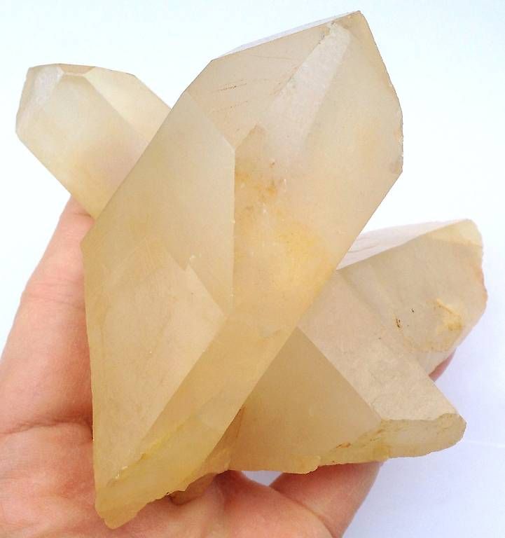 Mineralien & Heilsteine: pointes de cristal de quartz en formation croix – Gebraucht aus Vevey von zabounetta
